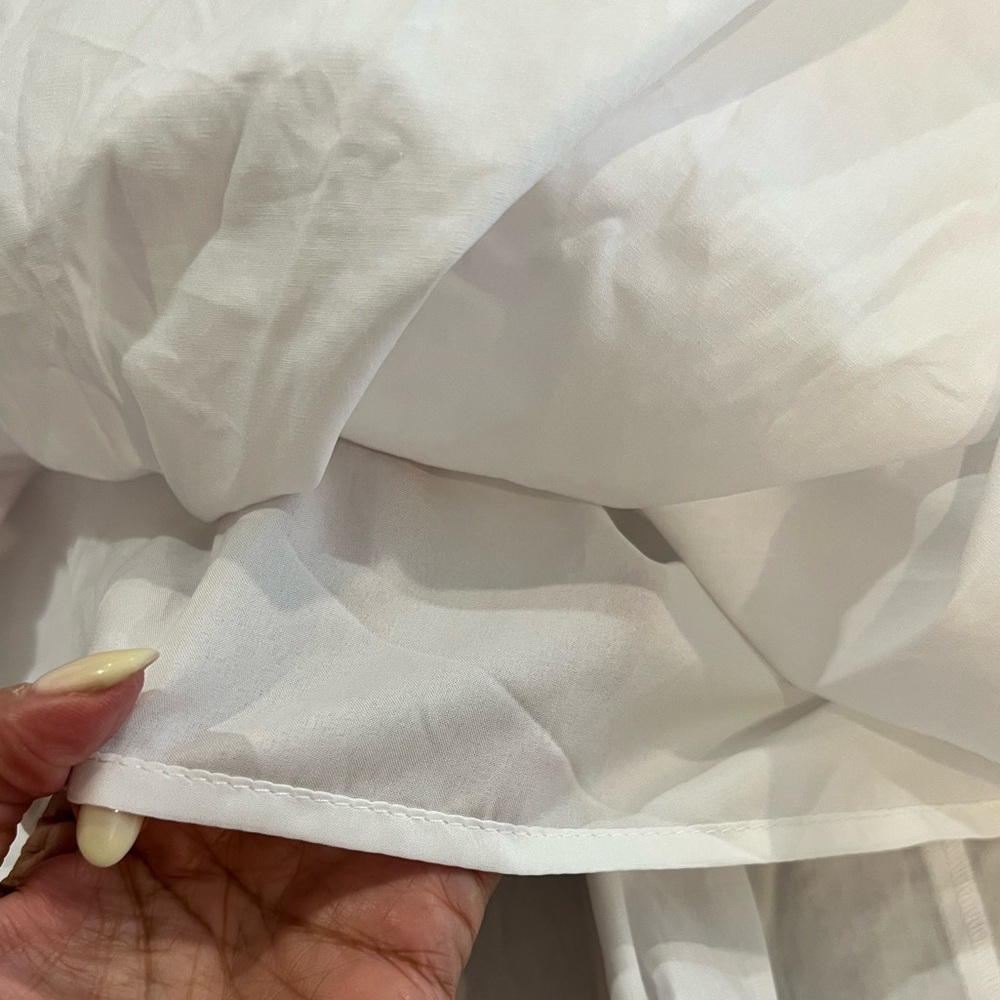 Commense White A-Line Full Maxi Skirt - Picture 10 of 11